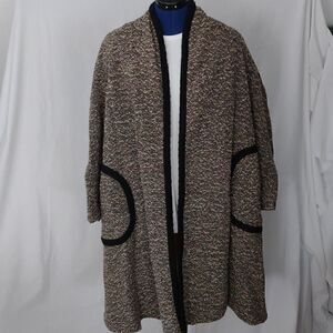 Vintage Reversible Woman's Wrap Around Wool Jacket